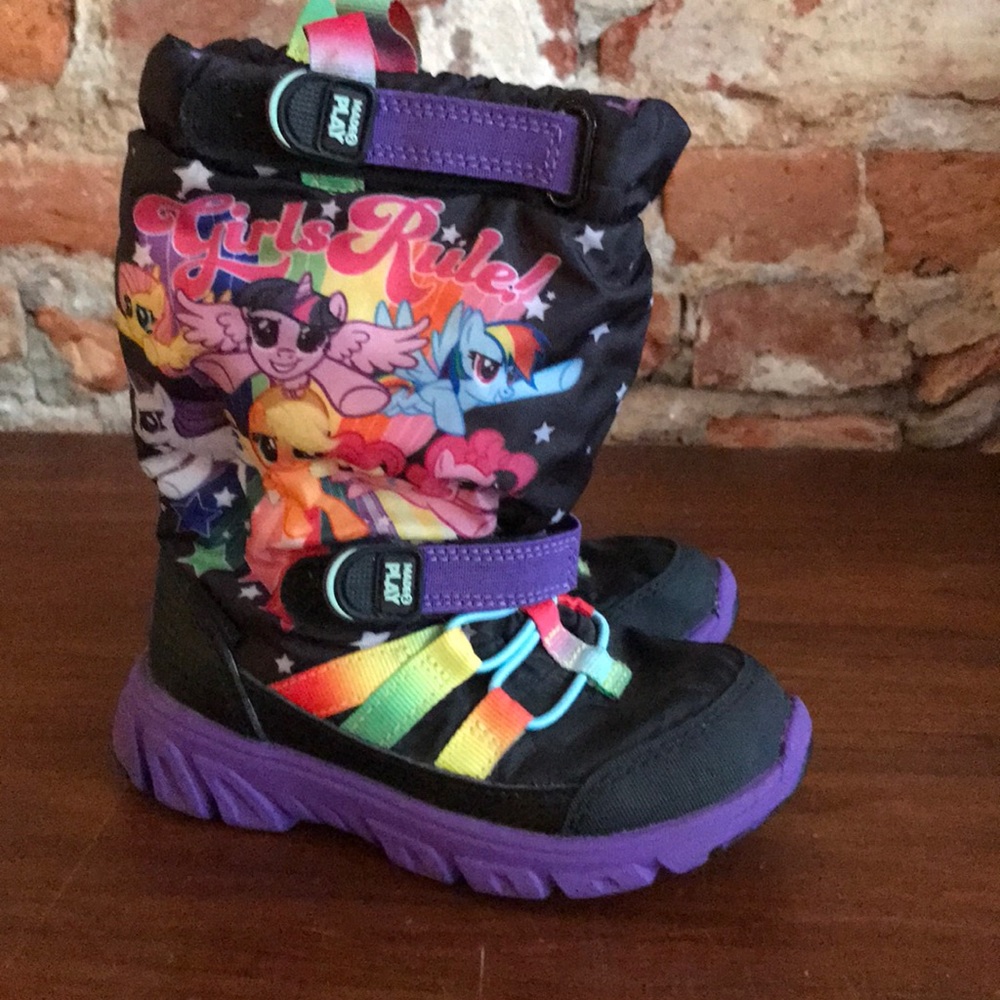 My little pony sneaker boots (new!)